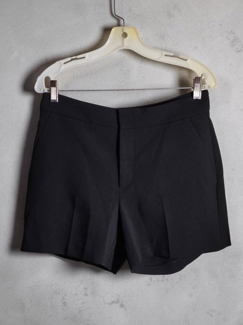 NWT Banana Republic Black High Waisted Chino Dress Shorts Size 8